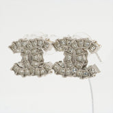 ITEM 3 - Chanel Medium CC Crystal Earrings (Costume Jewellery)